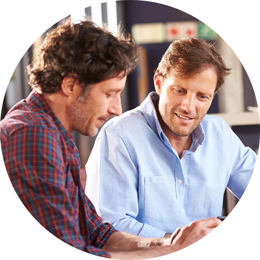 Friends discussing self invested personal pension SIPP